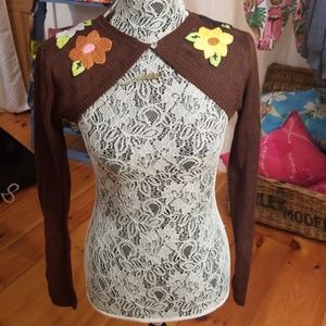 The original inc. Long sleeve shrug medium